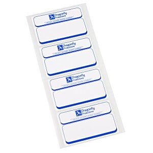 Additional Image 1 - a white and blue label