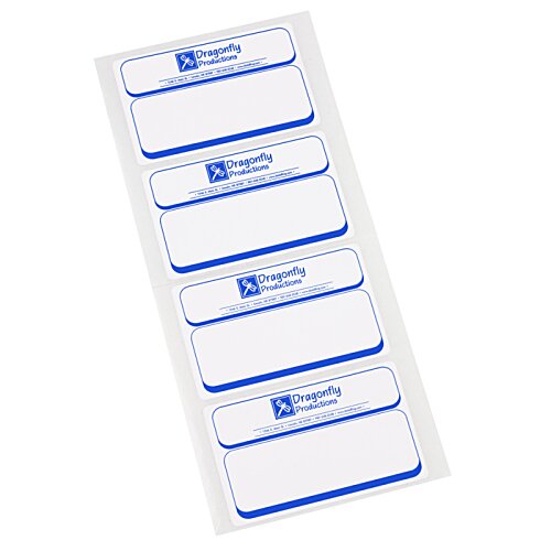 Additional Image 1 - a white and blue label