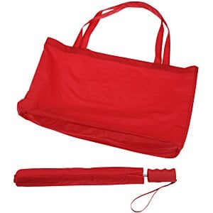 Additional Image 3 - a red bag and a red umbrella