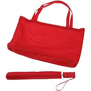 Additional Image 3 - a red bag and a red umbrella