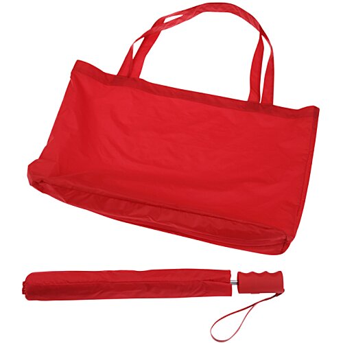 Additional Image 3 - a red bag and a red umbrella
