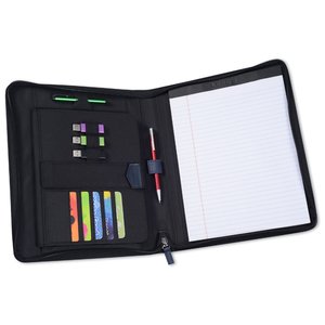 Additional Image 1 - a black folder with a pen and paper
