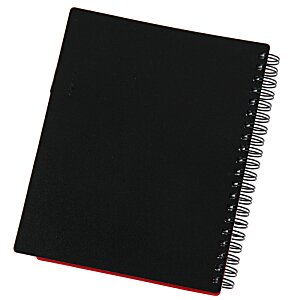 Additional Image 3 - a black notebook with a spiral bound