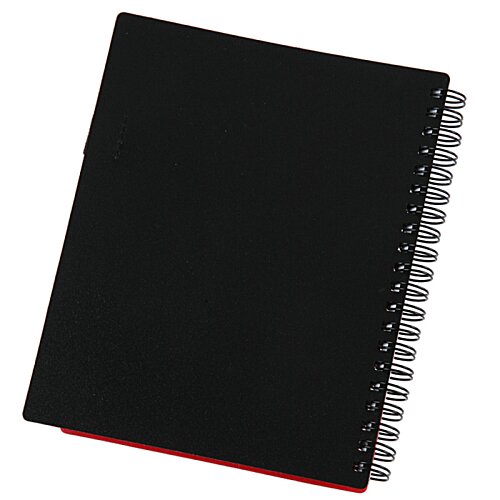 Additional Image 3 - a black notebook with a spiral bound