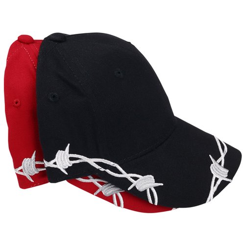 Additional Image 2 - a black and red hat