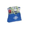 View Image 3 of 4 of Color Band Mesh Top Tote