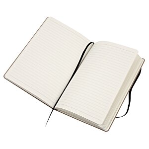 Additional Image 2 - a white notebook with a black band