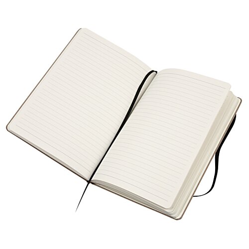 Additional Image 2 - a white notebook with a black band