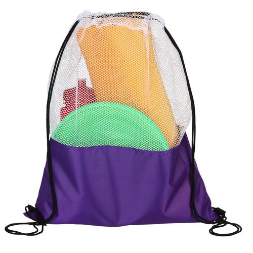 Additional Image 1 - a purple and green backpack