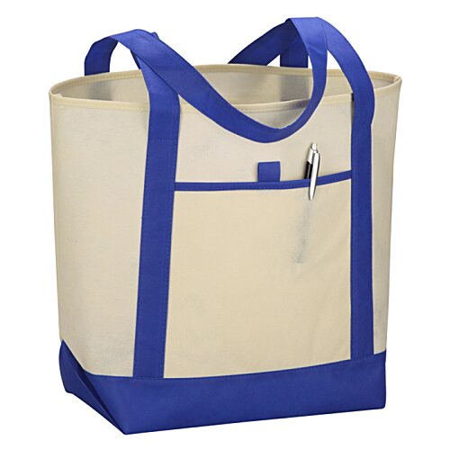 Additional Image 1 - a white and blue bag