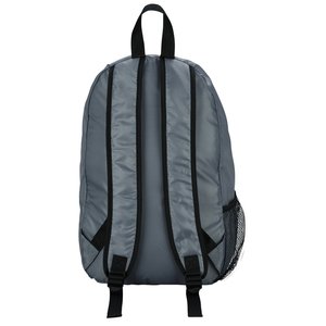 Additional Image 1 - a grey backpack with black straps