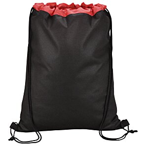 Additional Image 1 - a black and red backpack