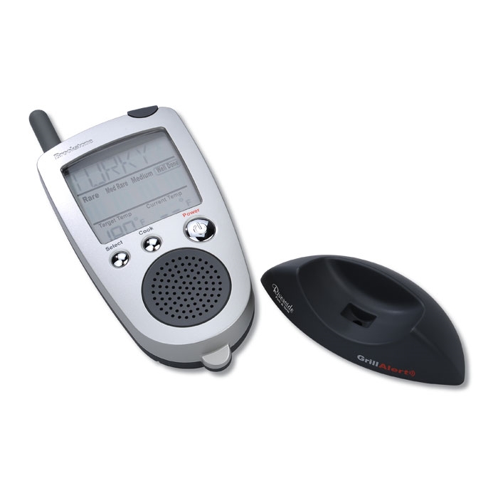Brookstone Grill Alert Talking Remote Meat Thermometer