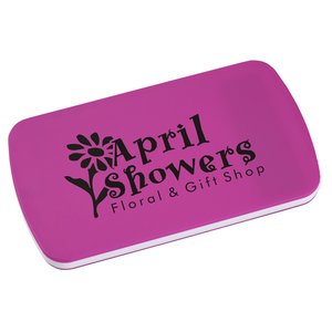 Additional Image 2 - a pink rectangular object with black text