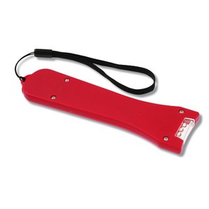 Additional Image 2 - a red keychain with a black strap
