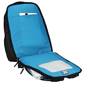 Additional Image 1 - a blue and black backpack