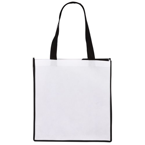 Additional Image 1 - a white bag with black handles