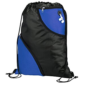 Additional Image 2 - a blue and black backpack