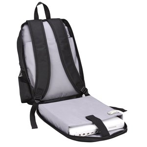 Additional Image 2 - a grey and black backpack