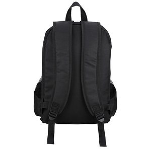 Additional Image 1 - a black backpack with straps