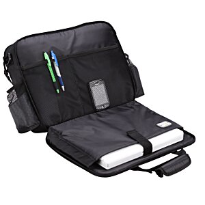 Additional Image 2 - a black bag with a few books in it