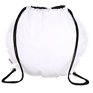 Additional Image 2 - a white bag with black straps