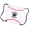 View Image 2 of 3 of Game Time! Baseball Drawstring Backpack - 24 hr