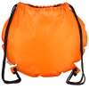 View Image 3 of 4 of Game Time! Basketball Drawstring Backpack - 24 hr