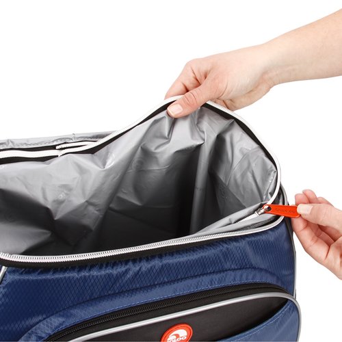 Additional Image 4 - a person opening a blue bag