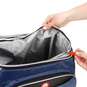 Additional Image 4 - a person opening a blue bag