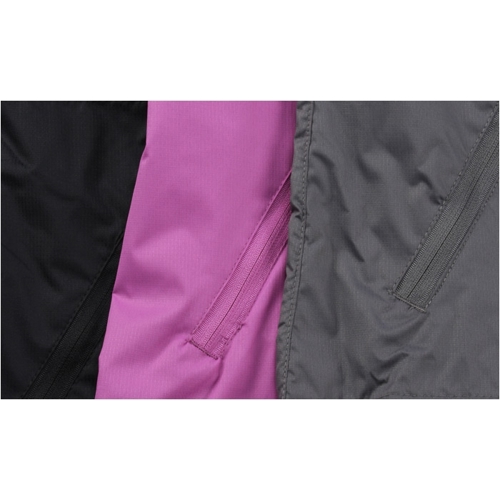 Additional Image 3 - a close up of a pink and grey fabric