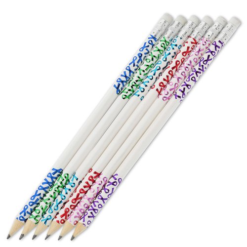 Additional Image 1 - a row of colored pencils