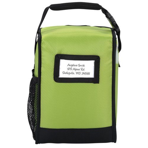 Additional Image 2 - a green and black lunch bag