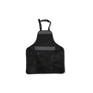 Additional Image 3 - a black apron with a strap