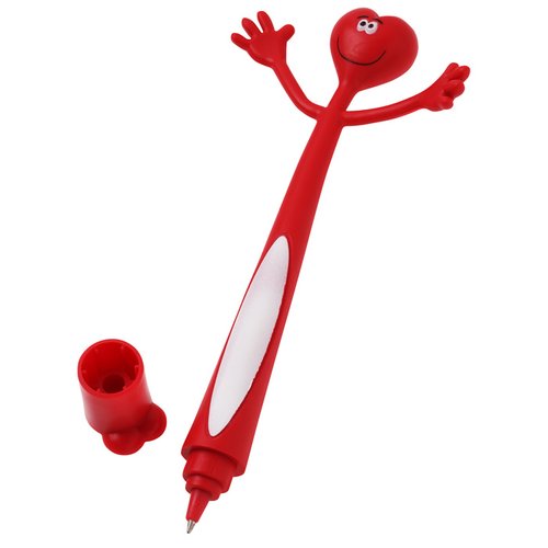Additional Image 1 - a red pen with a face and a cap