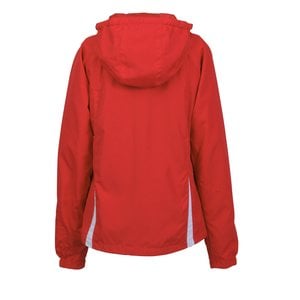 Additional Image 2 - a red jacket with a hood