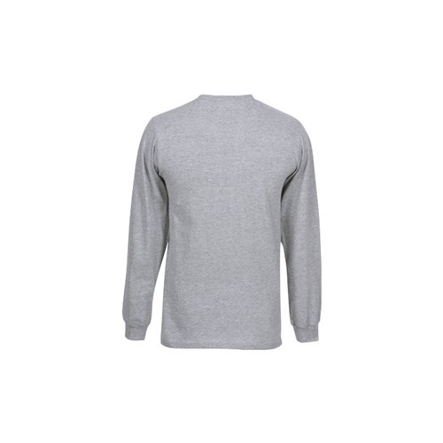 Additional Image 1 - a grey long sleeved shirt
