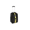 Additional Thumbnail Image 1 - a black suitcase with a yellow stripe