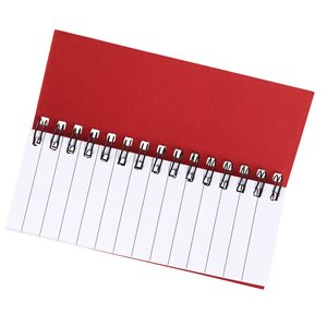 Additional Image 2 - a red and white spiral bound notebook
