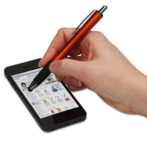 Additional Image 1 - a hand holding a pen and a cell phone
