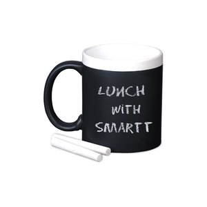 Additional Image 2 - a black mug with white text