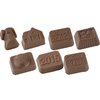 View Image 2 of 2 of Molded Chocolate Squares - 4 Pieces - Dots