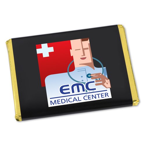 Additional Image 2 - a black rectangular object with a red and white logo