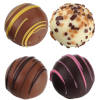 View Image 4 of 4 of Truffles & Chocolate Bar - 20-Pieces