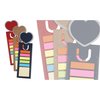 View Image 3 of 3 of Bookmark Ruler w/Note and Flag Set - Heart