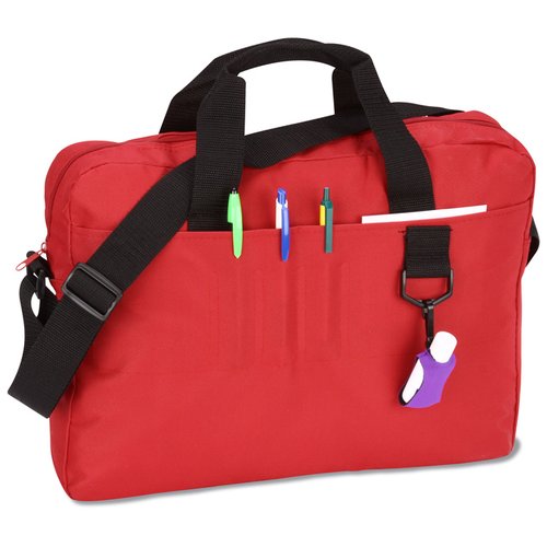 Additional Image 1 - a red bag with black straps