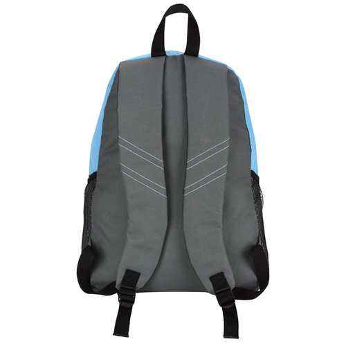 Additional Image 1 - a grey backpack with black straps
