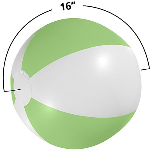 Additional Image 2 - a green and white beach ball