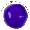 View Image 2 of 4 of 16" Beach Ball - Translucent - 24 hr