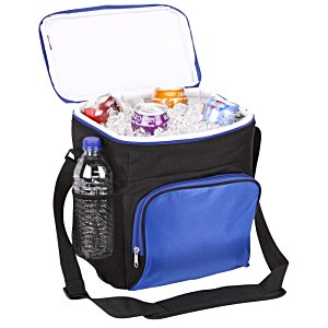 Additional Image 2 - a blue and black cooler bag